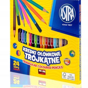 kredki ołówkowe Astra 24 kolory